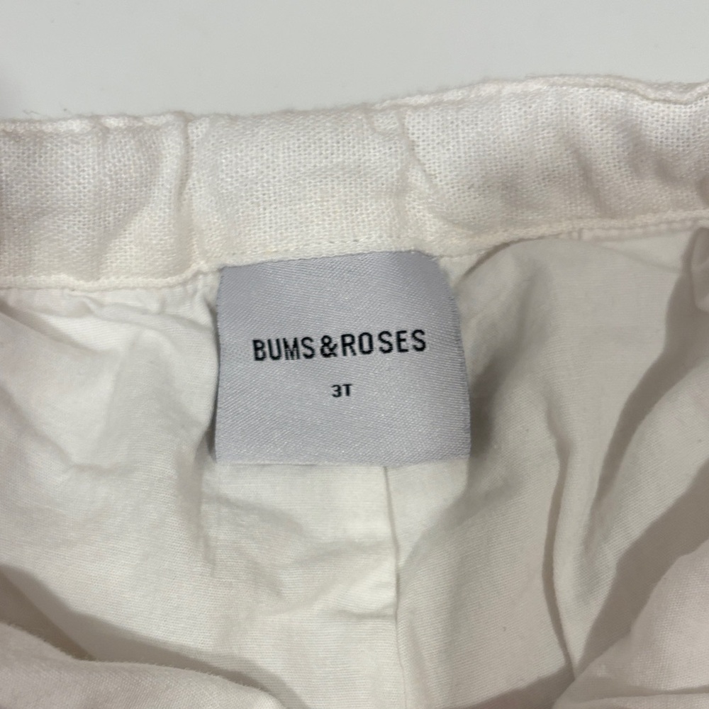 Bums & Roses Cream Pants - Picture 4 of 6